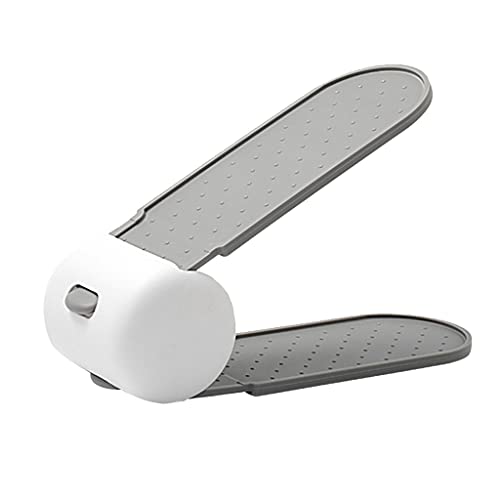 BUBEFSKD Schuhregal 2 Stufe Verstellbares Höhenständer Schrank Locker Langlebiger Muitifunktionalregal Organizer Schuhregal Für Eingangsbereich Raum von BUBEFSKD