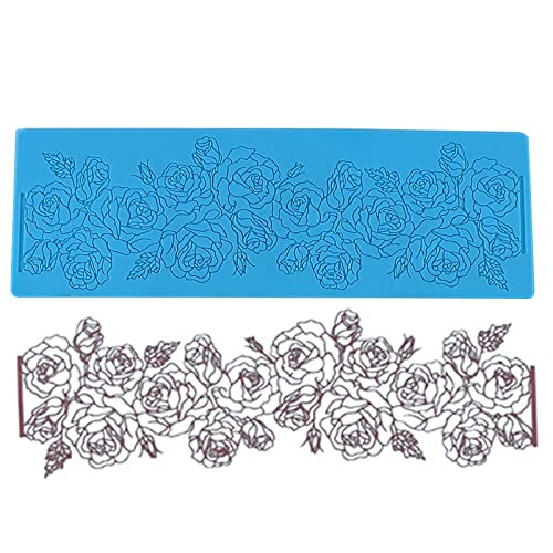 BUBEFSKD Seifenherstellung Vorräte Kuchen Dekoration Werkzeuge Silikonform Exquisite Blumen Haushalt Kerzenformen Kerzenharz Handwerk Zuckerfahrzeuge Formen von BUBEFSKD