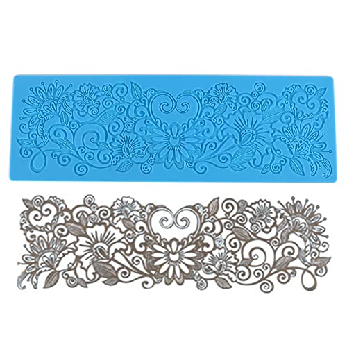 BUBEFSKD Seifenherstellung Vorräte Kuchen Dekoration Werkzeuge Silikonform Exquisite Blumen Haushalt Kerzenformen Kerzenharz Handwerk Zuckerfahrzeuge Formen von BUBEFSKD