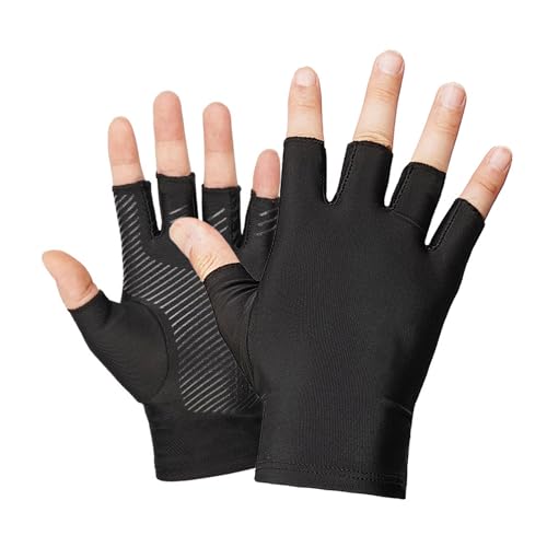 BUBEFSKD Unisex Fahrradhandschuhe Mit Eisseide Stoff Kühl Und Atmungsaktiv Für Sport Freien Aktivität Sicher Und Sicheres Handling Radsporthandschuhe von BUBEFSKD