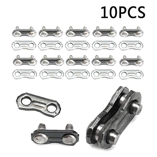 BUBEFSKD Verbesserter Edelstahl Kettenverbindungsverbindungsverbindungsverbindungen Chainsaw Joiner Link Für 325 058 10 Sets Wolf Garden Tools Multi Changer Köpfe von BUBEFSKD