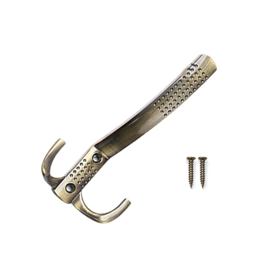 BUBEFSKD Wandmontagedka Haken Zink Legierungsschatzbügel Heavy Duty Robe Double Doppon BUBEFSKD Wandmontagedka Haken Zink Legierungsschatzbügel Heavy Duty Robe Double Doppon von BUBEFSKD