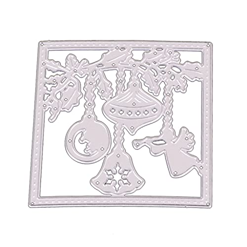 BUBEFSKD Weihnachtsanhänger Metall Schneidstirme Stendern Schablone Scrapbooking Album Paper Card Template Schimmelpaarung Basteln Dekoration Metall Schnittstirme Zum Handwerk Zum Handwerk von BUBEFSKD