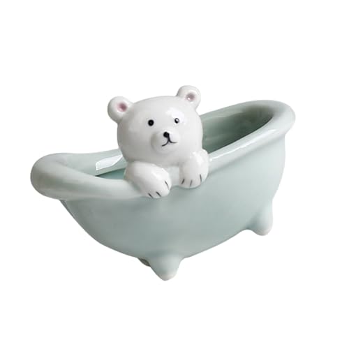 Bärenform Keramik Pflanzer Handgefertigter Topf Für Home Schreibtisch Innengartenzubehör Dekorative Keramikblumentopf Bärenform Keramik Pflanzer Handgefertigter Topf Für Home Schreibtisch Innengartenzubehör Dekorative Keramikblumentopf von BUBEFSKD