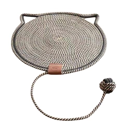 Baumwollseilkatzen Kratzen Nach Matte Spaß Spielzeug Für Mahlen Von Klauen Und Linderung Von Stress Feature Wear Resistant Design Scratch Pad Baumwollseilkatzen Kratzen Nach Matte Spaß Spielzeug Für Mahlen Von Klauen Und Linderung Von Stress Feature Wear Resistant Design Scratch Pad von BUBEFSKD