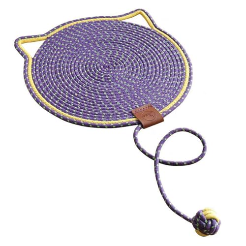 Baumwollseilkatzen Kratzen Nach Matte Spaß Spielzeug Für Mahlen Von Klauen Und Linderung Von Stress Feature Wear Resistant Design Scratch Pad von BUBEFSKD