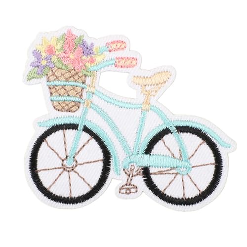 Blumen Bestickte Flecken Eisen Auf Cartoon Bus Reparatur Nähen Applique Für Kleiderbeutel Cartoon Bus Gestickt/Bügel von BUBEFSKD