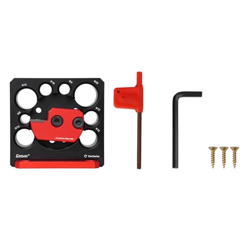 Dübelhersteller Jig 8mm-18 Mm Mit Carbidblatt Elektrobohrerfräsen Dübel Runde Stange Auxiliary Tool Holzbearbeitungswerkzeugplatte von BUBEFSKD