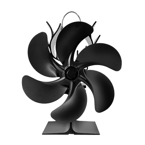 Dy306x Holzofen Lüfter Wärme Angetrieben 6 Stille Holz Brennherd Kamin Nicht Elektrizität Sparen Stille Lüfter Aluminiumlegierung von BUBEFSKD