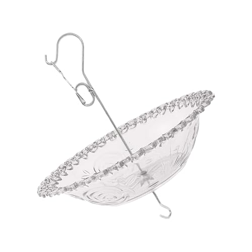 BUBEFSKD Edelstahl Kolibri Feeder Freien Rostfeste Rostbezogene Futterhäuschchen Hängen von BUBEFSKD