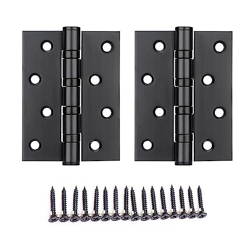 Edelstahl Scharnier Stummschnecken Flacher Schlitzlager Verdickter Türfenster Klapphart Zubehör Flache Scharniere Oberflächenhalterung Für Schranktüren Schwere Dut von BUBEFSKD