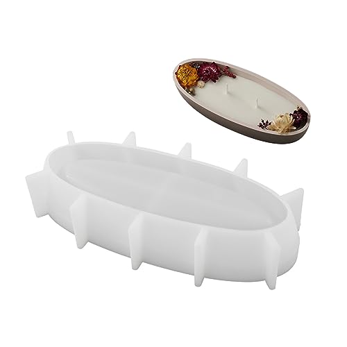 Einfache Boote Formschale Gipsform Formen Kerzenhalter Epoxidharzformplatte Teller Harz Gussform Nicht Stall Schmuckstapfenablett von BUBEFSKD