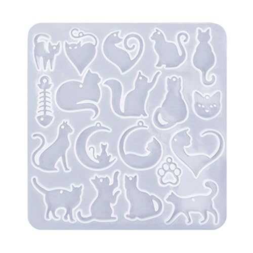 Einzigartige Tropfenohrringe Silikonformen Weiche Handwerksformen Katzen Form Schmuckform Machen Sie Formen Die Perfekt Für Handherstellende Schmuck Flexible Silikonform Sind von BUBEFSKD