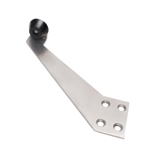 Elegante Boden Tür Stopp Stahlstopper Multifunktion Metall Türstop Funktionelle Stopper Robuste Keile Für Heimische Windschutz Türkeile von BUBEFSKD