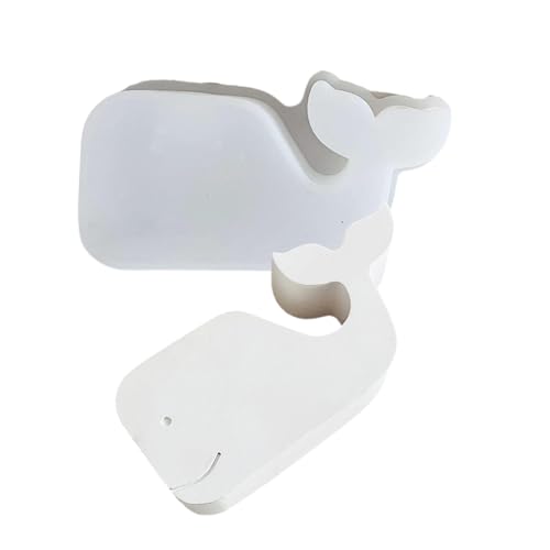 Flexible Silikon Kerzenschimmel Für Home Dekoration Und Handwerk Wal Form Teelichthalter Schreibtisch Ornament Form Lebensmittelqualität Silikonform von BUBEFSKD