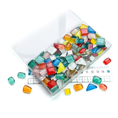 Fliesen Gemischte Farbhandwerkszubehör Unregelmäßige Form Für Handgefertigte Handwerkshandwerk Und Wohndekoration Gemischte Farbe Kristallglas Für Hausküchendekoration von BUBEFSKD