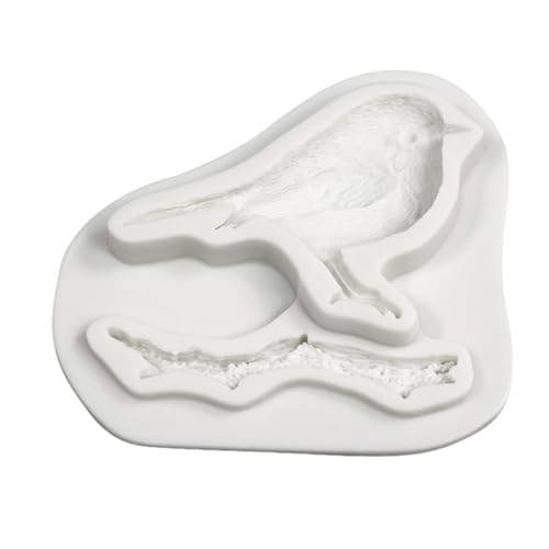 Fondant Schokoladenform Vogelmuster Silikonkuchen Dekoration Werkzeug Kerze Seife Leicht Zum Reinigen Von Kuchenform Küche Backbedarf Zu Reinigen von BUBEFSKD