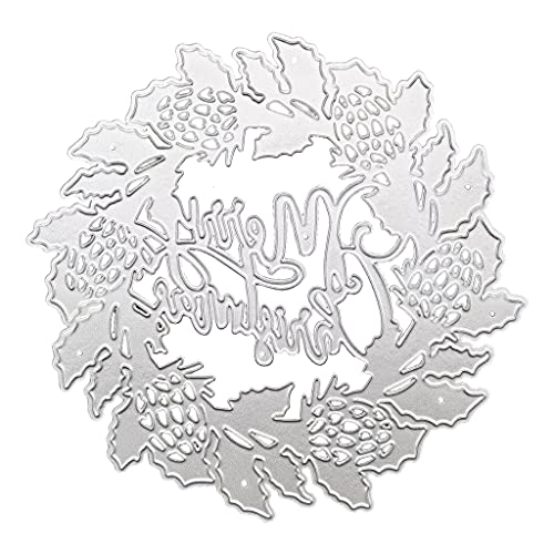 Frohe Weihnachtskranzkranz Metall Schneidstirme Schablone Scrapbooking Album Paper Card Template Form Prägende Metall Schneidstirme Schablonen Schablonen Frohe Weihnachtskranzkranz Metall Schneidstirme Schablone Scrapbooking Album Paper Card Template Form Prägende Metall Schneidstirme Schablonen Schablonen von BUBEFSKD