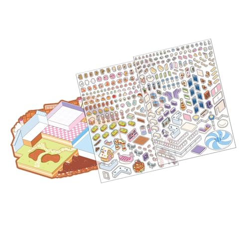 Fun Miniatur Rainbow Land Chocolate Factory Aufkleber Für Scrapbooking Journal Notebook Foto Album Phone Case Scrapbooking Aufkleber Fun Miniatur Rainbow Land Chocolate Factory Aufkleber Für Scrapbooking Journal Notebook Foto Album Phone Case Scrapbooking Aufkleber von BUBEFSKD