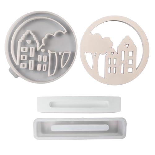 HAUSE WREATH FORMED HARSSFORMEN Mit Langer Basis Für Kunsthandwerksprojekt Making Kerzenhalter Teelichthalter Dekorationen Hausformen von BUBEFSKD