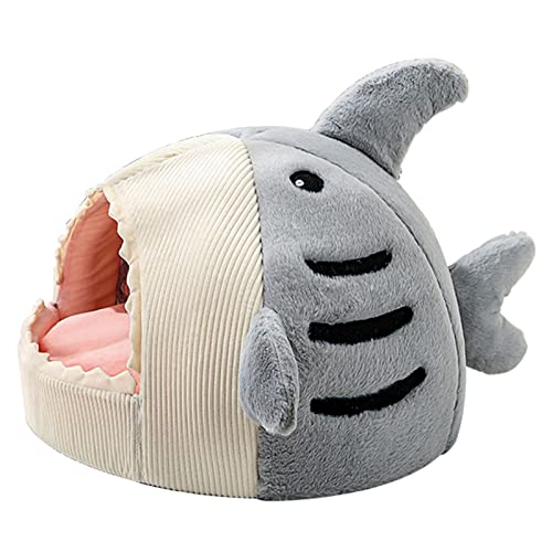 Haiform Katzenhöhlenbettzelt Für Kleine Bis Große Katzen Maschinenwaschbare Weiche Kissen Anti Rutschboden Warm Warmes Katzenzelt Outdoor Outdoor von BUBEFSKD