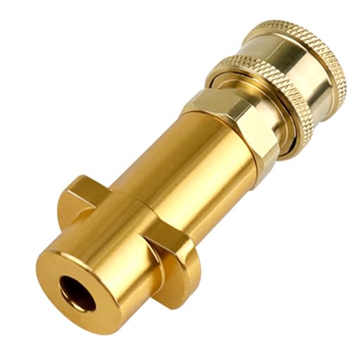 Haltbarkeit Messing Schnell Anschlusspfaltdruckscheibeadapter Für Hochdruckunterlegscheibe 1/4 Zoll Schnittstellen Autowaschdüse von BUBEFSKD