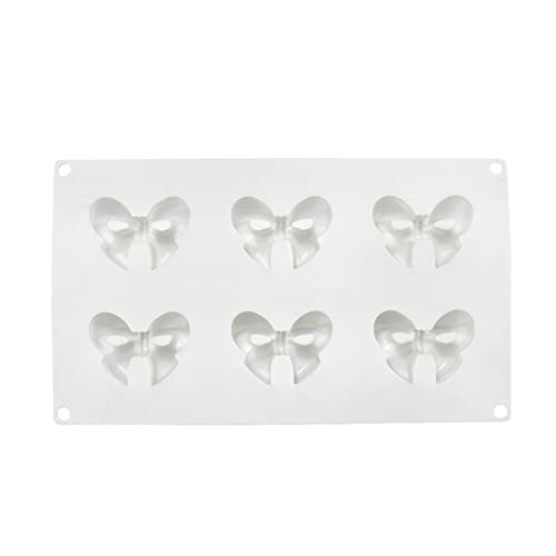 Handgefertigt Silikon Fondant Form Kreativer Bogenknoten Schokoladenzuckerhandwerk Schimmel SOIN Harzhandwerkzeuge Gif Cookie Silikonformen Für Kerzen von BUBEFSKD