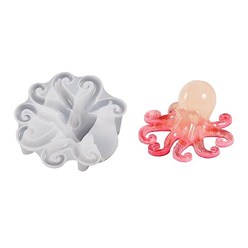 Handgefertigte Produkte Tintenfisch Ornament Silikonform Duft Gips Ornamente Tropfen Kleberharz Für Dekoration Ornament Formen Für Epoxidharz von BUBEFSKD