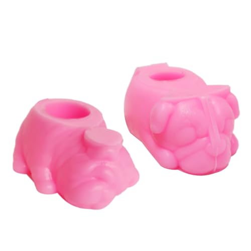 Handgefertigter Hundförmiger Blumentopf Epoxidharz Schimmel Sukkulenten Topfzement Topf Silikonform Home Decorations Gusswerkzeug Form Test Kit Luft Luft von BUBEFSKD