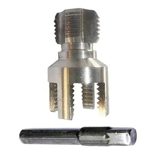Heavy Duty Rohr Gewinde Cutter Werkzeug Doppelfunktion Design Kohlenstoffstahl Sechskant Shank Fit 1/2 "3/4" Sanitärsysteme Sanitärgewinde Kit von BUBEFSKD