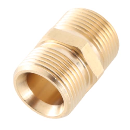 Hochdruck Schlauchschlauchverlängerungsstecker Adapter M22-15 Mm -14 Männlicher Adapter -14 Bis 15 Männlicher Messingschlauchverlängerungsstecker von BUBEFSKD