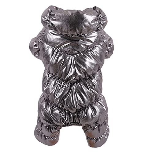 Hundejacken Winter Warme Kleidung Für Kleine wasserdichte Mit Hoher Hals Katze Katze Windschutz Jacken Schichten Kleine Schichten Große Ganzkörperwinddichte von BUBEFSKD