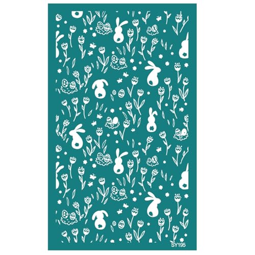 Kaninchen Eierschalen Silksbildschirmscheiben Zum Malen Von Tonholz T Shirts Waschbeutel Waschbare Siebdruckschablonen Screen Druckvorlagen von BUBEFSKD