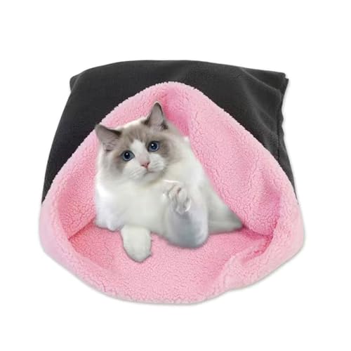 BUBEFSKD Katze Schlafsack Selbstwärme Süße Taschenstützen Besser Schlafsack Winter Mehrfarbige Tasche Verbessert Schlafkatze Bett Cave von BUBEFSKD