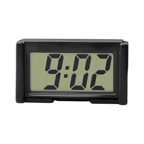 Kleine Armaturenbrettmontaged Digitaluhr Mit Klebstoffpolster Klardatumdatum Temperaturanzeige Für Autolkripte Elektronische Uhr Mit Klebstoffpolster Geeignet von BUBEFSKD