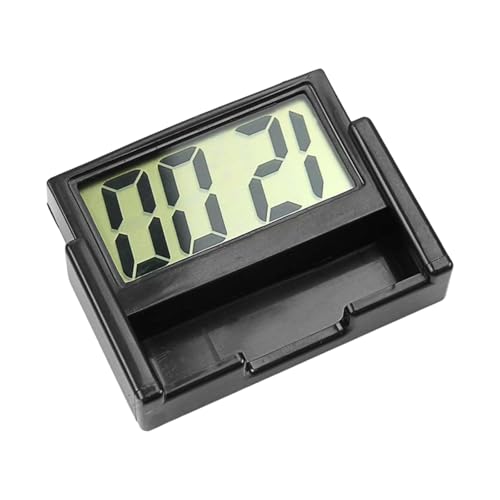 Kleine Armaturenbrettmontaged Digitaluhr Mit Klebstoffpolster Klardatumdatum Temperaturanzeige Für Autolkripte Elektronische Uhr Mit Klebstoffpolster Geeignet von BUBEFSKD