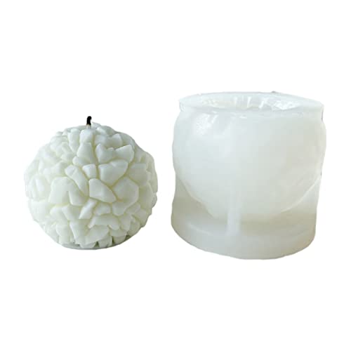Kugel Dekoration Kerze Silikon Schimmelpilze Harz Epoxidhandwerk Putztonhandwerk Ornament Schmuck Kerze Herstellung Werkzeug Dekoration Gips Oramentform Form von BUBEFSKD