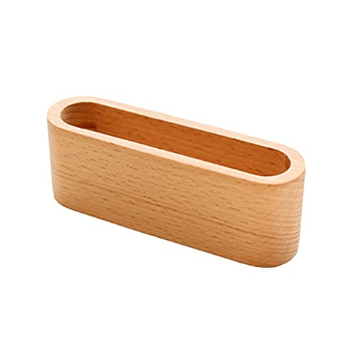 Mehrzweck Desktop Visitenkartenbox Holzkartenhalter Für Fall 20 Blätter Kapazität Einfacher Zugang Zu Büro Die Visitenkartenständer Holder Holz Vertikale Display Frauen Männer von BUBEFSKD