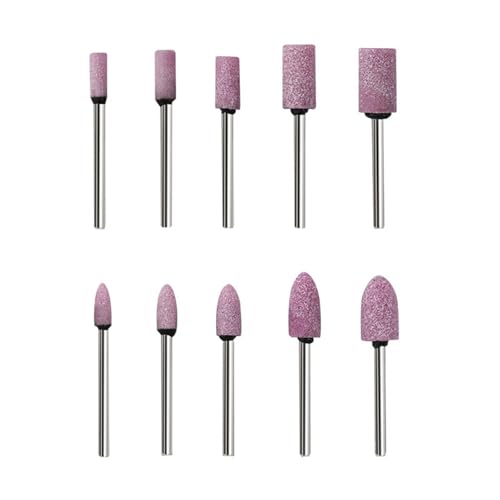 Mehrzweck Schleifschleifkopf Set 10pcs 1/8 Schaft Allgemein Für Holzbearbeitungsstein Polierwerkzeug Polierbit Mehrzweck Schleifschleifkopf Set 10pcs 1/8 Schaft Allgemein Für Holzbearbeitungsstein Polierwerkzeug Polierbit von BUBEFSKD