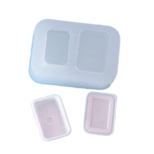 Miniaturfutter Silikonform Dessert Tablett UV Harzform Zubehör Küche Backwerkzeug Handwerk Holzarbeit Schimmelpilze von BUBEFSKD