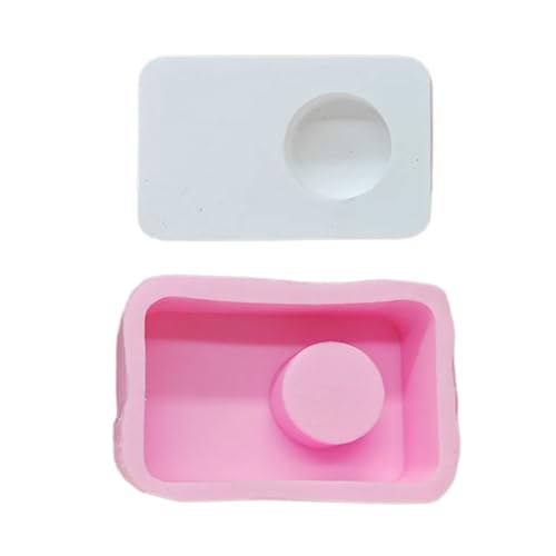 BUBEFSKD Mond Herzkerzenhalter Formen Diamantharze Für Kerzenstiel Teelichthalter Bären Hirschkatzen Geformte Harze Family Treffen von BUBEFSKD