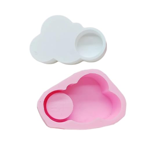 BUBEFSKD Mond Herzkerzenhalter Formen Diamantharze Für Kerzenstiel Teelichthalter Bären Hirschkatzen Geformte Harze Family Treffen von BUBEFSKD