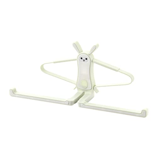 Multifunktional Süßer Kaninchenhalter Doppelstangen Kleidung Kleiderbügel Speicher Rack Finishing Organizer Handtuchhalter Für Badezimmer Wandmontierte Kleiderbügel Lagerregal Tissues Organizer Haken von BUBEFSKD