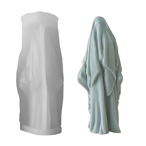 Multifunktionale Kerzen Silikonform Halloween Masked Man Formen Zum Herstellen Von Seife Gips Handgefertigt von BUBEFSKD