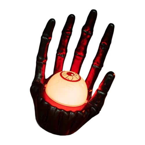 Multifunktions Beleuchtete Gespenster Handschmuck Warme Weiße LED Beleuchtung Für Festivalatmosphären Kreation Sicherer PVC Halloween Specter Handlicht von BUBEFSKD