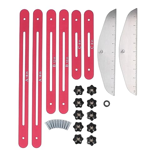 Multifunktionstreppenstufen Einstellbare 8 Zoll Bis 16 Zoll Messwerkzeug Für Risers Template Tool Wiederverwendbare Treppenvorlage von BUBEFSKD