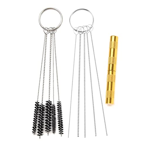 Nadelbürstenreinigungsaufsatz Set Edelstahl Für Teensy Winzige Röhrchen Airbrushes Ausrüstung Düsen Bohrer Anhang Set Nadelbürstenreinigungsaufsatz Set Edelstahl Für Teensy Winzige Röhrchen Airbrushes Ausrüstung Düsen Bohrer Anhang Set von BUBEFSKD