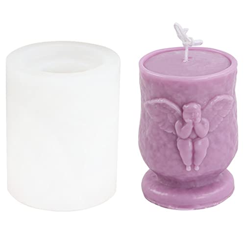 BUBEFSKD Nette Engel Silikonform Wiederverwendbarer Kerzenformen Für Epoxidharzgieße Making Säulenharz Ornamente Kunsthandwerksformwerkzeuge BUBEFSKD Nette Engel Silikonform Wiederverwendbarer Kerzenformen Für Epoxidharzgieße Making Säulenharz Ornamente Kunsthandwerksformwerkzeuge von BUBEFSKD