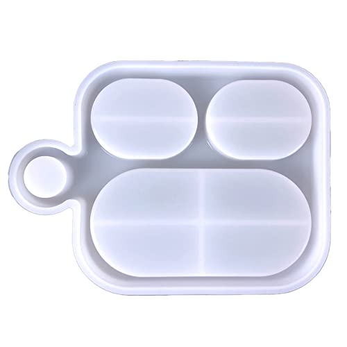 Obstfuttergericht Silikonform Rolling Tablett Epoxidguss Rechteck Servierbrett Mit Home Ornament Rolling Tablett Für Harz von BUBEFSKD