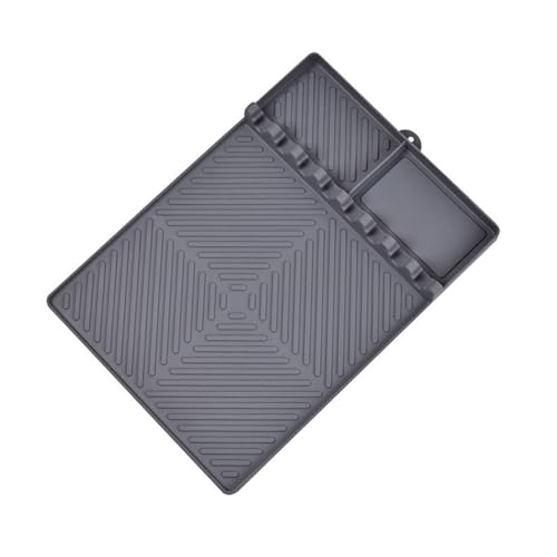 Outdoor Grills Werkzeugpolster BBQ Utensils Pad Kochwerkzeugmatten Grillmatten Silikon Textur Für BBQ Liebhaber Grills Zubehör von BUBEFSKD